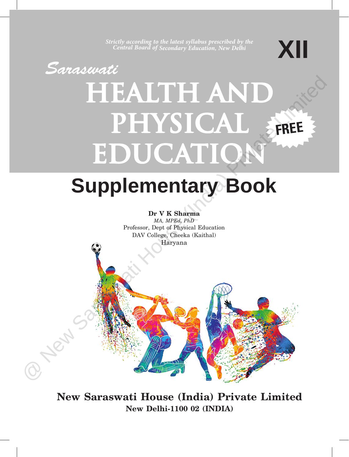 Health And Physical Education For Class Examination By